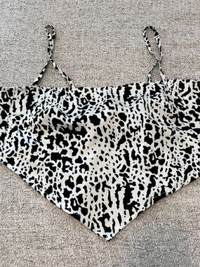Urban Threads cow print bandana style top